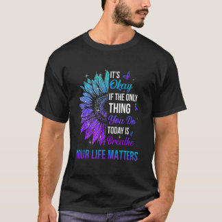T-shirt Votre vie compte Prévention du suicide Sensibilisa