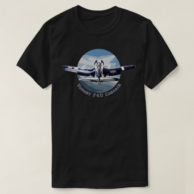 T-shirt Vought F4U Corsair 2ÈME GUERRE MONDIALE Fighter (Design devant)