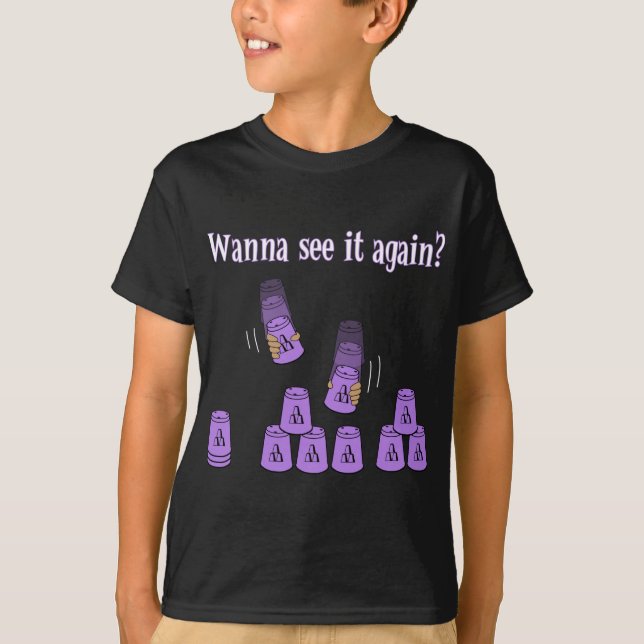 T-shirt Voulez le revoir ? pourpre de lt (Devant)