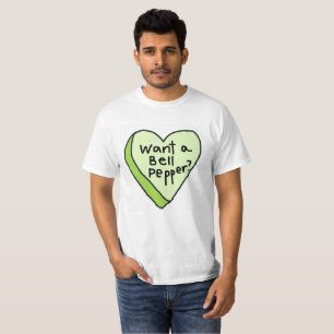 T-shirt Voulez une pièce en t de paprika