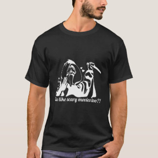 T-shirt Vous Aimez Les Films D'Inquiétude À Halloween Ed G