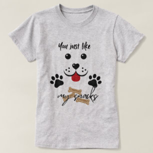 T-shirt Vous aimez mes snacks