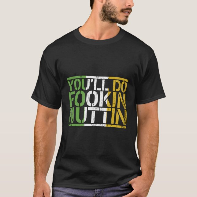 T-shirt Vous Allez Faire Fookin Nuttin Boxing Champion G (Devant)