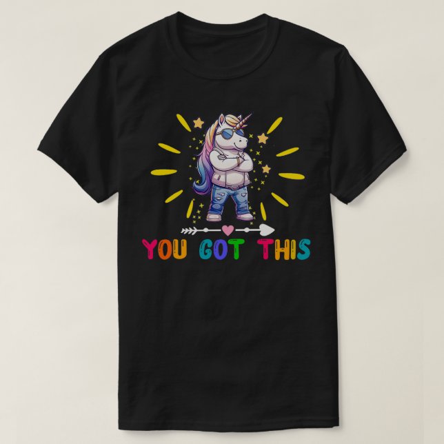 T-shirt Vous Avez Ce Drôle Teacher Student Testing Day Coo (Design devant)