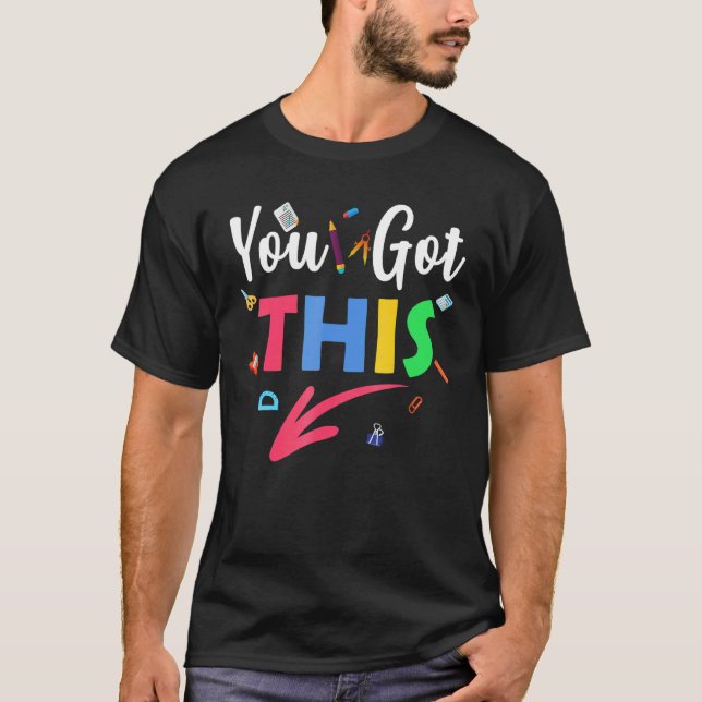 T-shirt Vous Avez Ce Professeur De Maître De Tests D'État (Devant)