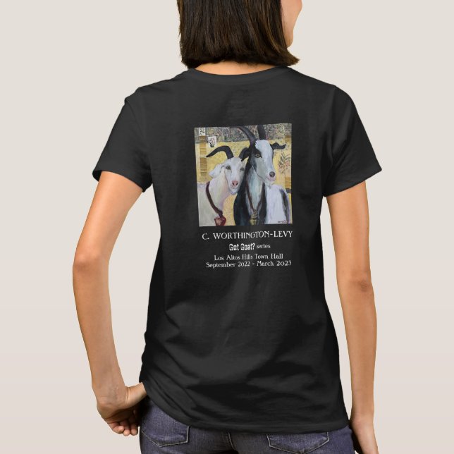 T-shirt Vous avez de la chèvre ? "Proche de vous" Tee pour (Dos)