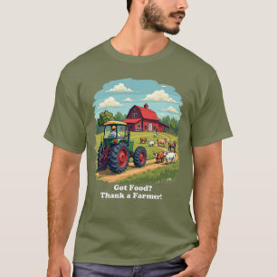 T-shirt Vous avez de la nourriture ? Remerciements au T-sh