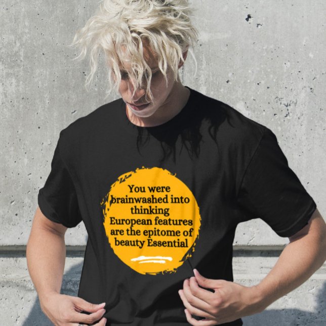 T-shirt Vous avez été lavé le cerveau pour penser européen (Créateur téléchargé)