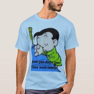 T-shirt Vous avez faits votre La de courrier de genou…