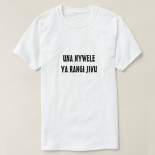 T-shirt vous avez les cheveux gris en swahili