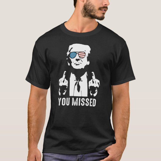 T-shirt Vous Avez Manqué (À L'Arrière) - Vous Avez Manqué (Devant)
