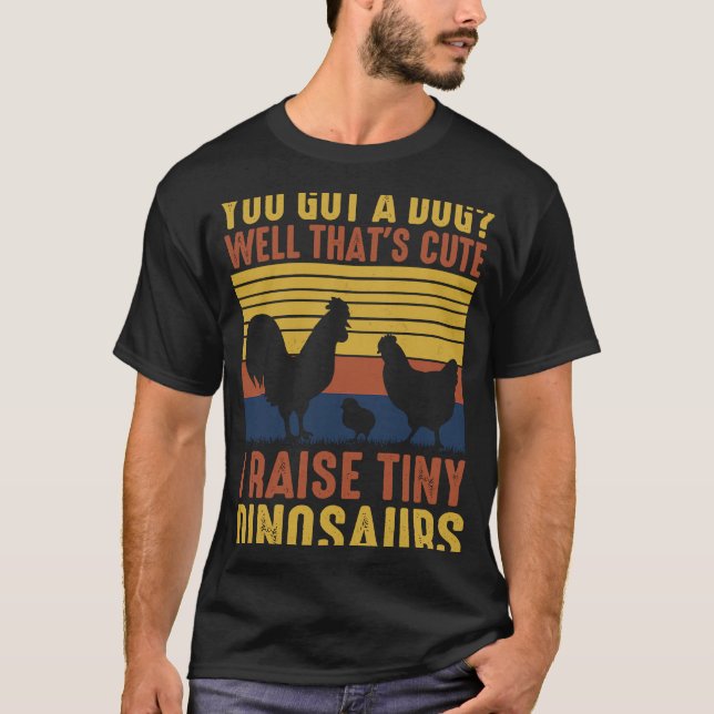T-shirt Vous avez un chien bien c'est mignon je lève minus (Devant)