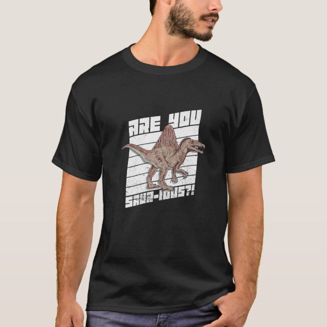 T-shirt Vous Avez Un Pun Ious Pour Un Spinosaurus (Devant)
