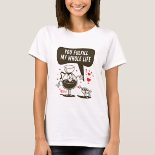 T-shirt Vous Complétez Toute Ma Vie Femmes Blanches