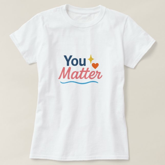 T-shirt Vous comptez. (Design devant)