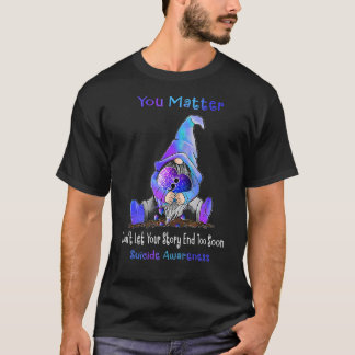 T-shirt Vous Comptez Gnome Heart Suicide Prevention Awards
