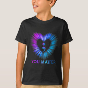 T-shirt Vous Comptez Sensibilisation Au Suicide Et Prévent