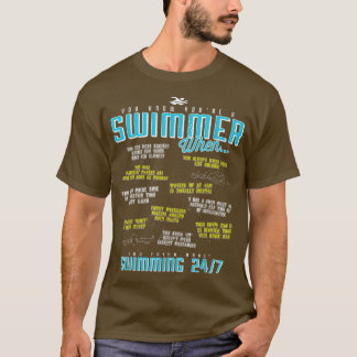 T-shirt Vous Connaissez Un Nageur Quand La Liste Drôle