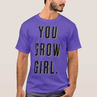T-shirt Vous devenez fille drôle amant plante 1