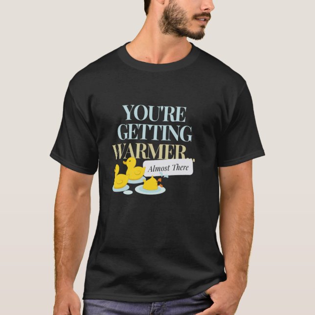 T-shirt Vous devenez plus chaud... Presque Là, Baignade, D (Devant)