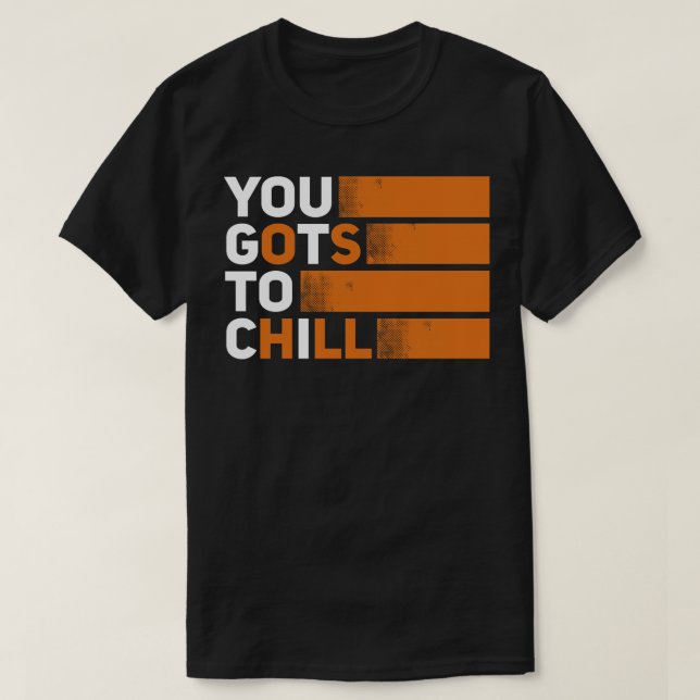 T-shirt Vous devez vous refroidir (Design devant)