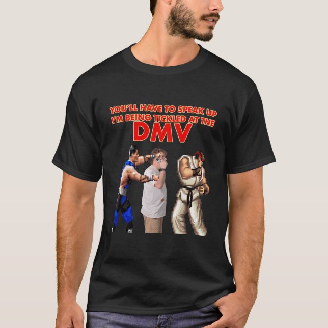 T-shirt Vous Devrez Dire Que Je Suis Tickled Au D (Devant)