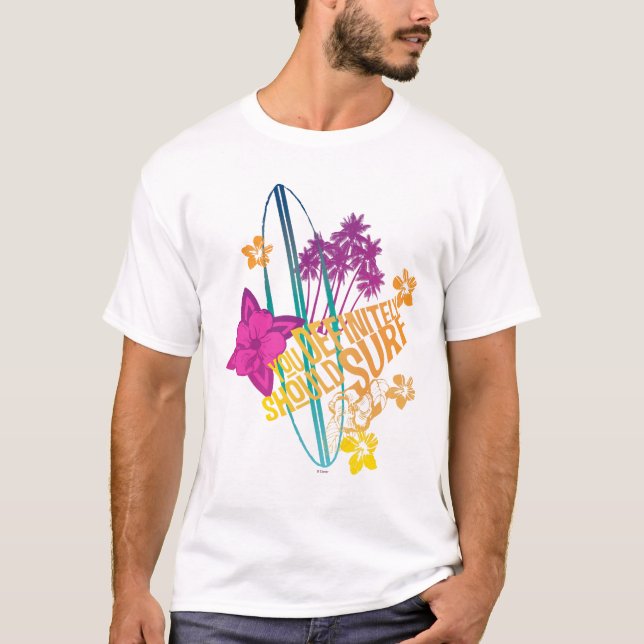 T-shirt Vous devriez absolument Surf (Devant)