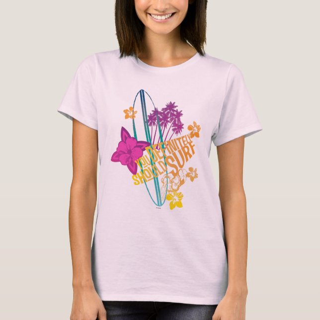 T-shirt Vous Devriez certainement Surf (Devant)