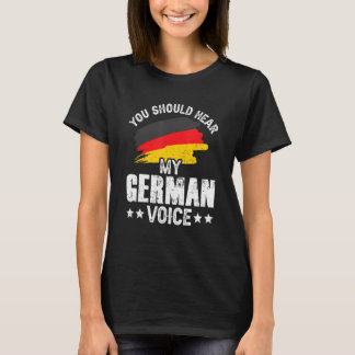 T-shirt Vous Devriez Entendre Mon Enseignant De Voix Allem