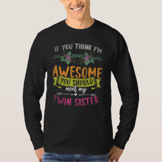 T-shirt Vous devriez rencontrer ma sœur jumelle Filles Jum
