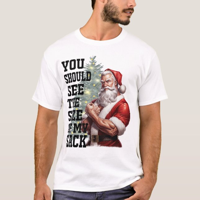 T-shirt Vous devriez voir la taille de mon sac (Devant)