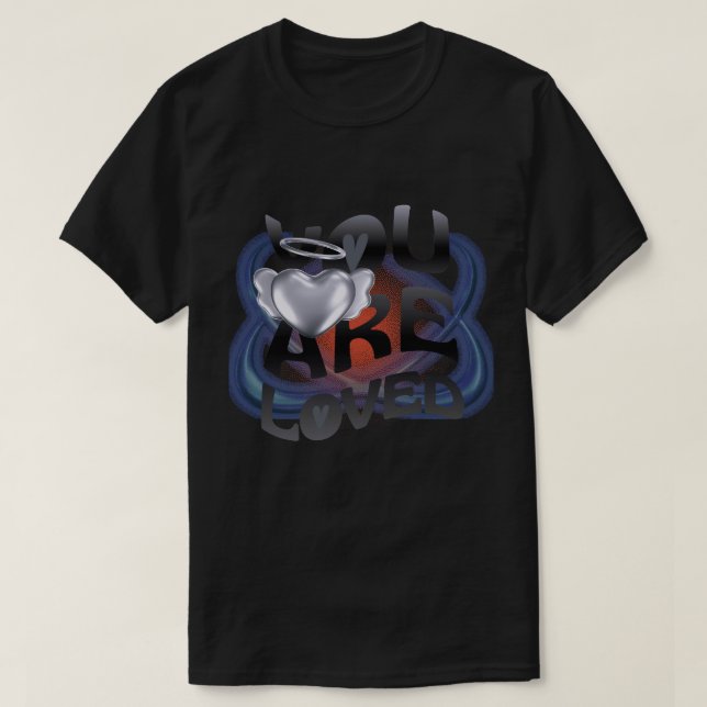 T-shirt vous êtes aimés (Design devant)