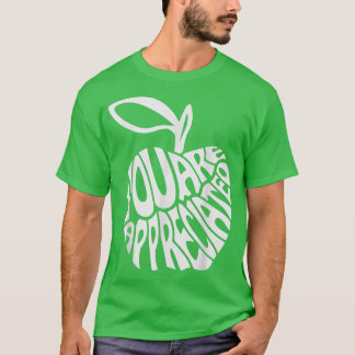 T-shirt Vous êtes Apprécié Enseignant Appréciation Plan-ca