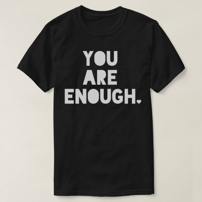 T-shirt Vous êtes assez noir et blanc (Design devant)