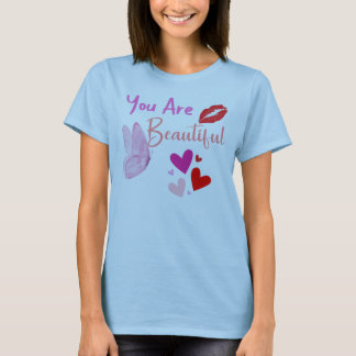 T-shirt Vous êtes belle, vêtements vénérables, merveille d