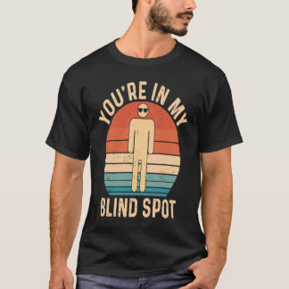 T-shirt Vous êtes dans My Blind Sport Retro aveugle