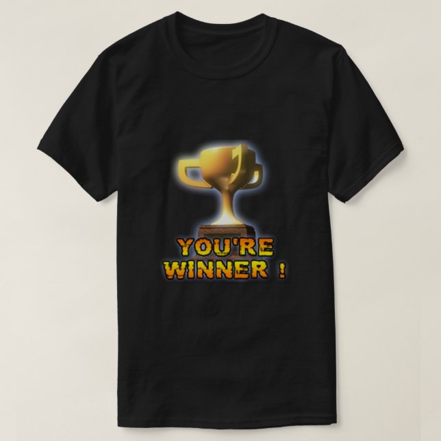 T-shirt VOUS ÊTES GAGNANTE ! Essentiel (Design devant)