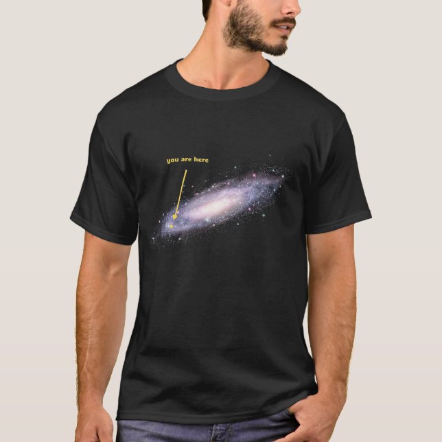 T-shirt Vous êtes ici (Devant)