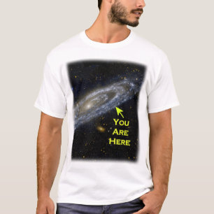 T-shirt Vous êtes ici dans la galaxie