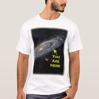 T-shirt Vous êtes ici dans la galaxie