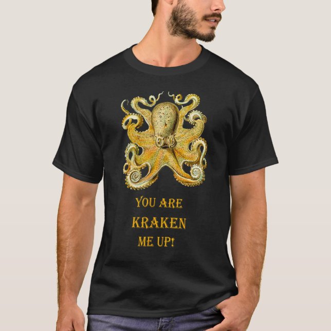 T-shirt Vous êtes Kraken me up ! Salty Steampunk Hommes fe (Devant)
