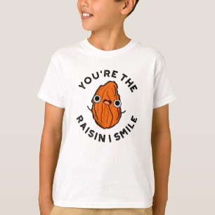 T-shirt Vous êtes le jeu de nourriture Raisin I Smile Funn