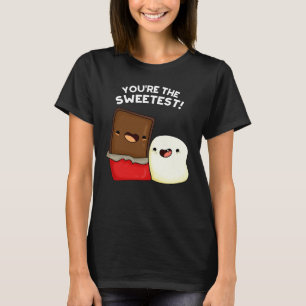 T-shirt Vous êtes le plus mignon jeu de snacks Dark BG