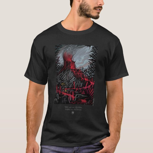 T-shirt Vous Êtes Ma Reine, Maintenant Et Toujours (Devant)