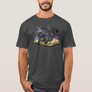 T-shirt Vous êtes Magique Chat Noir sur Book Spider Web Ha