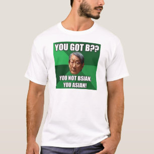 T-shirt Vous êtes meme non bsian asiatique