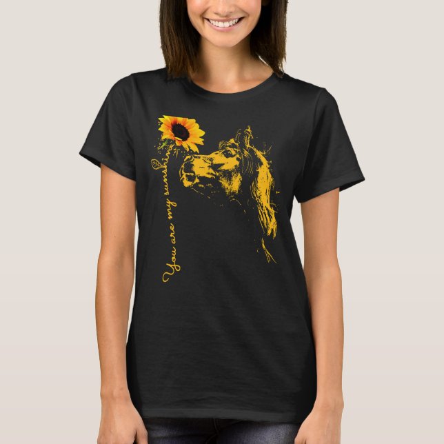 T-shirt Vous Êtes Mon Cheval Soleil (Devant)