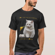 VOUS ÊTES MON SOLEIL CHAT FLEURS SOLEIL
