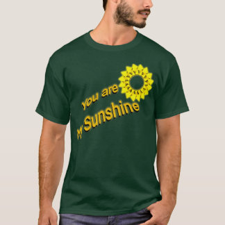 T-shirt Vous êtes mon soleil origami soleil