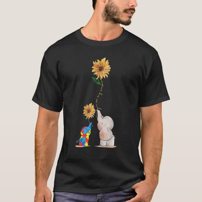 T-shirt Vous Êtes Mon Sunshine Sensibilisation sur l'autis (Devant)
